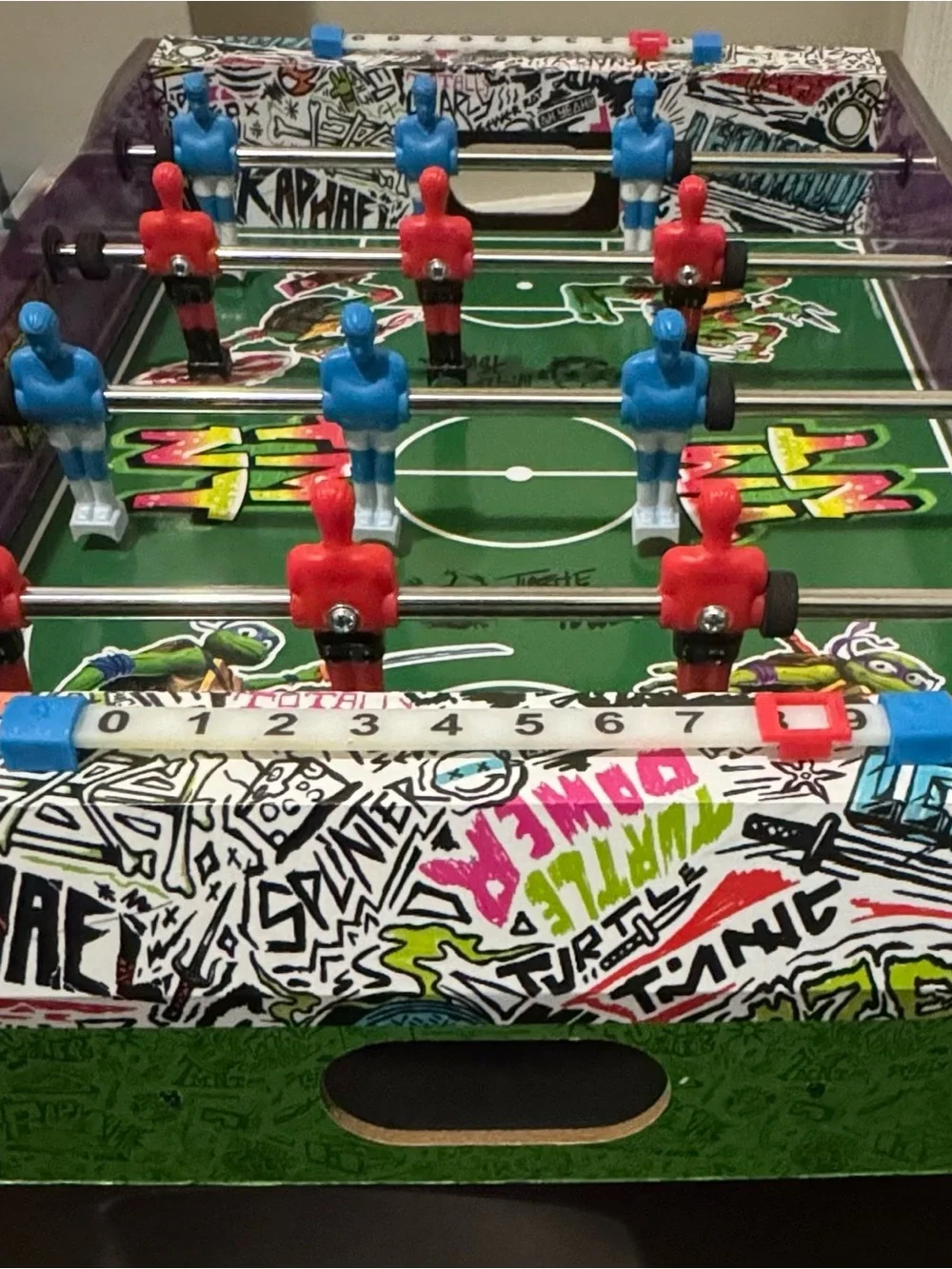 Nickelodeon Teenage Mutant Ninja Turtles Foosball Table. *No Box*
